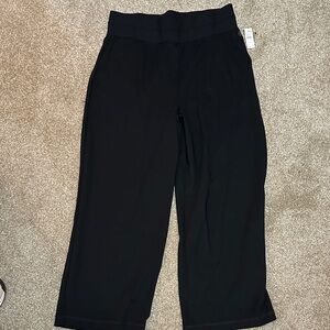 Talbots Black Wide Leg Petite Pants